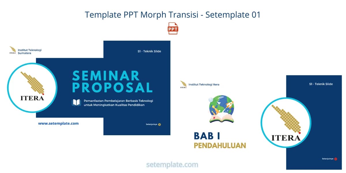 Morph Transition PPT Template - Setemplate 01