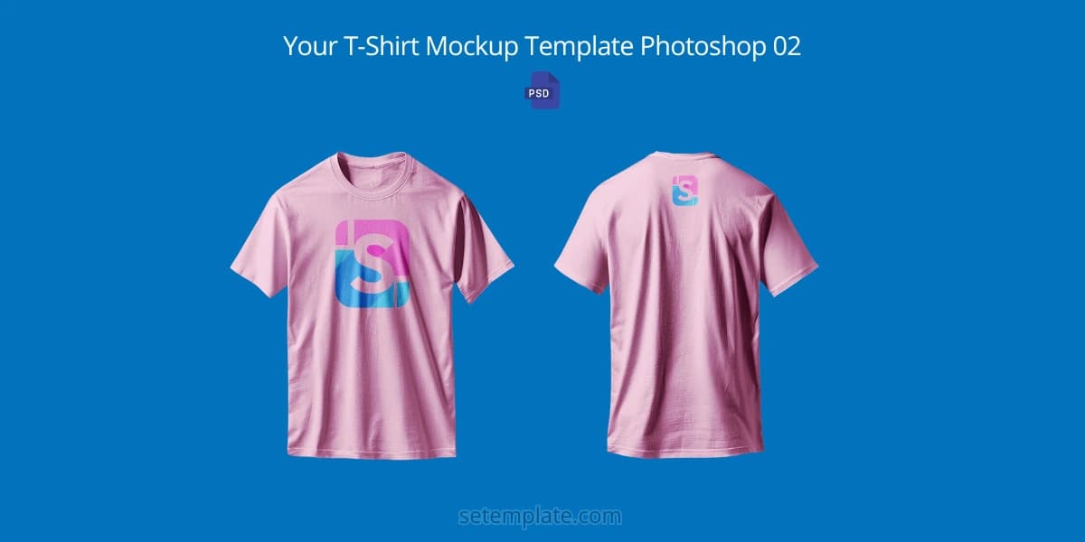 Your T-Shirt Mockup Template Photoshop 02