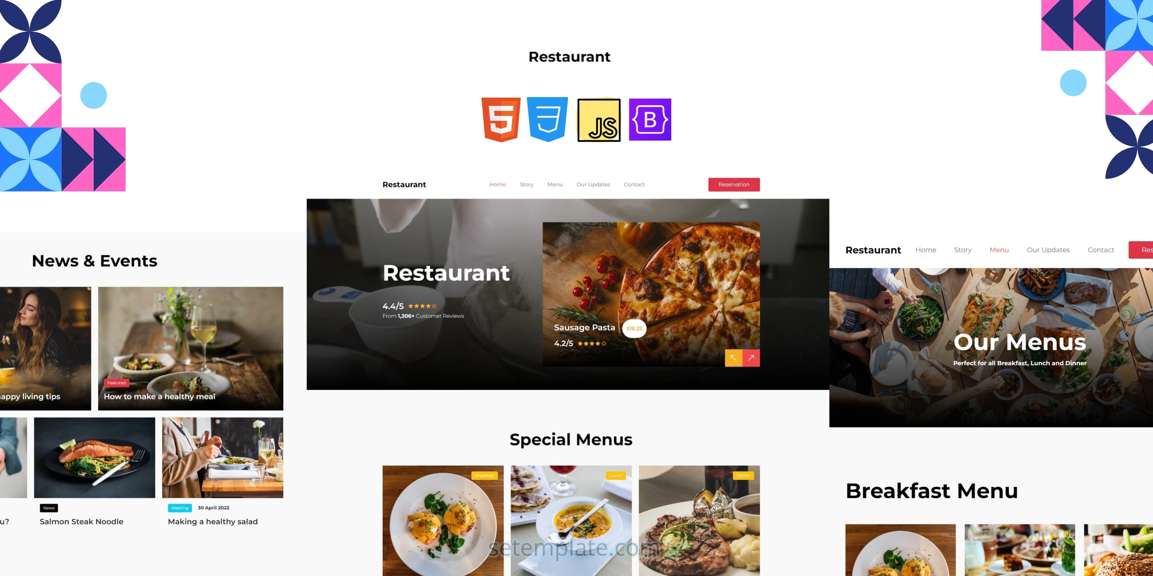 Restaurant Premium - Website Template